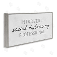 Lux + Me Designs | Introvert Social Distancing Humor Minimal