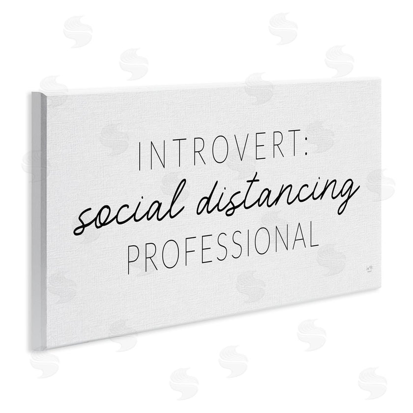 Lux + Me Designs | Introvert Social Distancing Humor Minimal