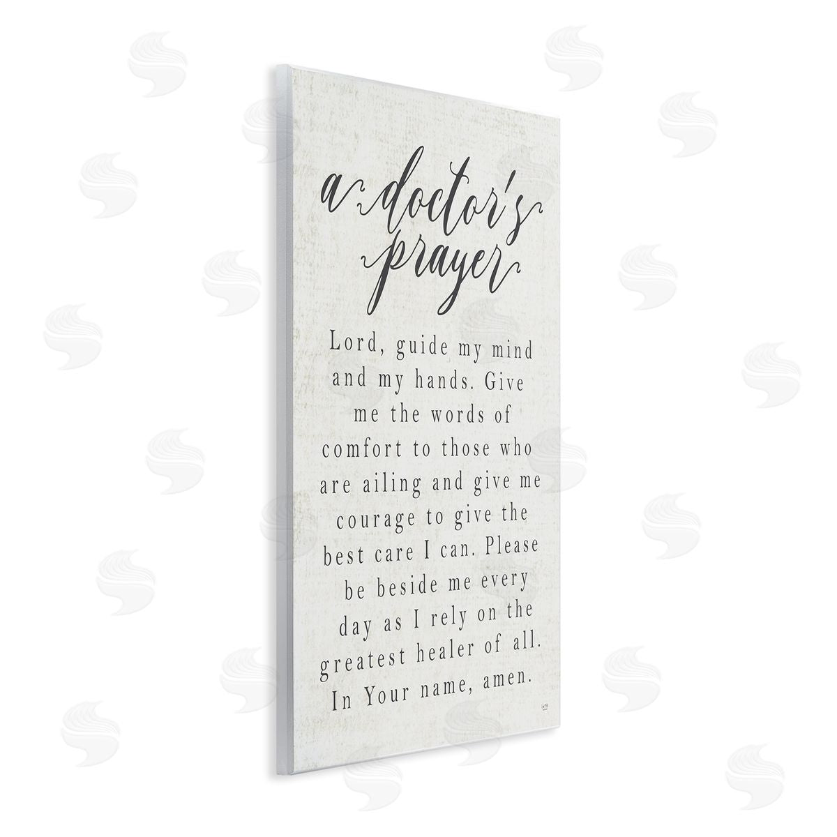 Lux + Me Designs A Doctor's Prayer Faith Based Office Wall Plaque Art