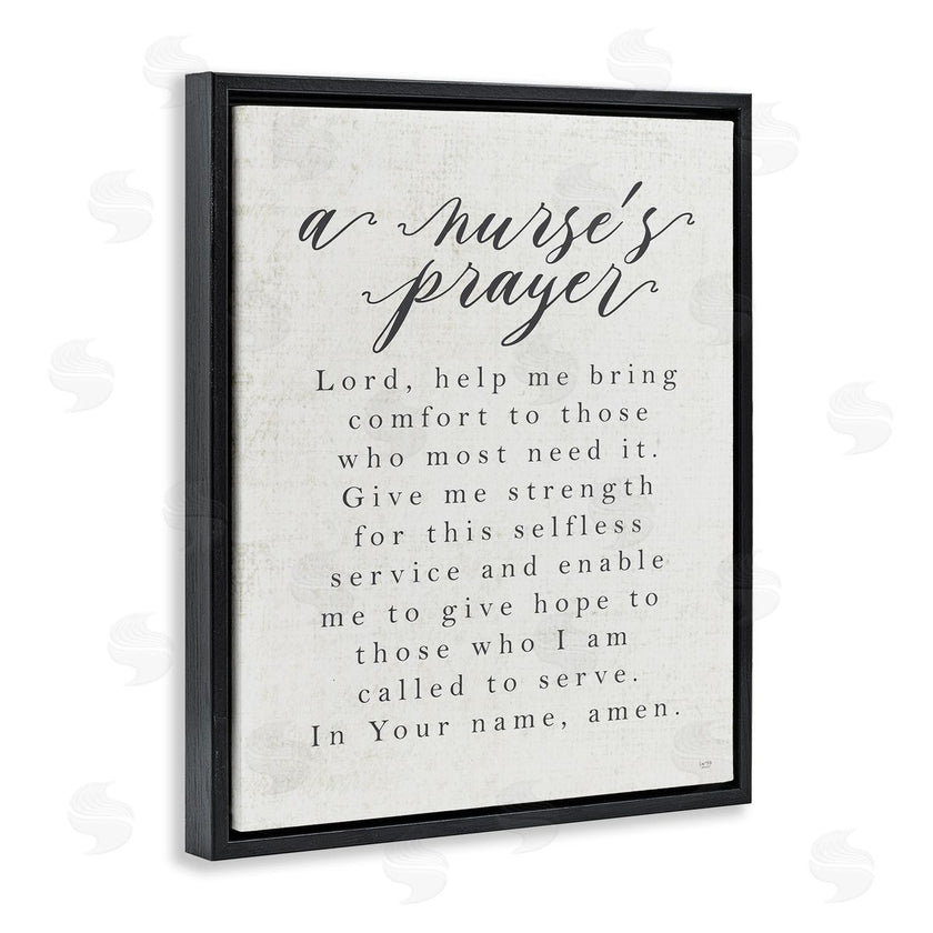 Lux + Me Designs | A Nurse's Prayer Inspirational Office Faith