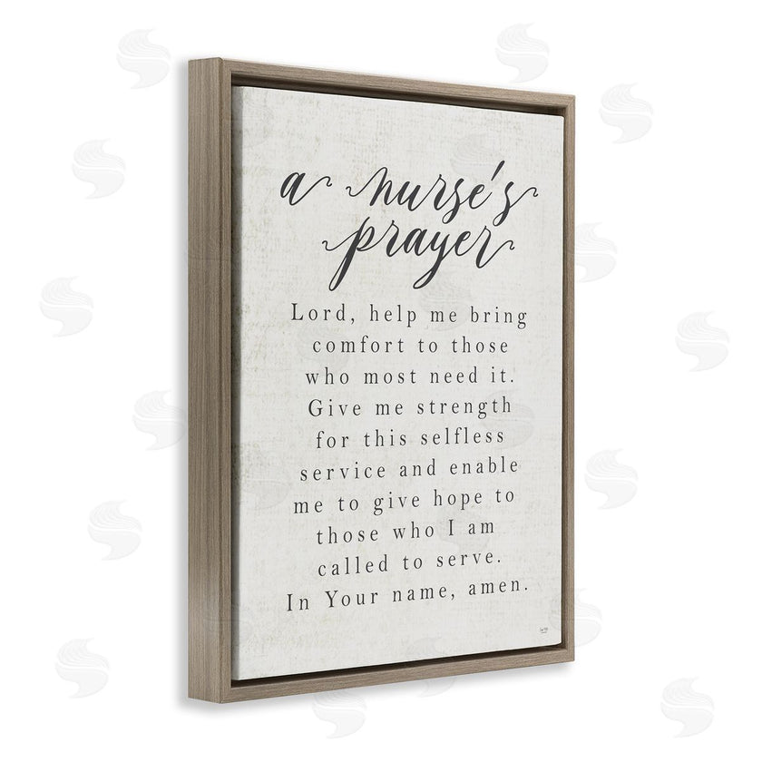 Lux + Me Designs | A Nurse's Prayer Inspirational Office Faith