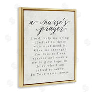 Lux + Me Designs | A Nurse's Prayer Inspirational Office Faith