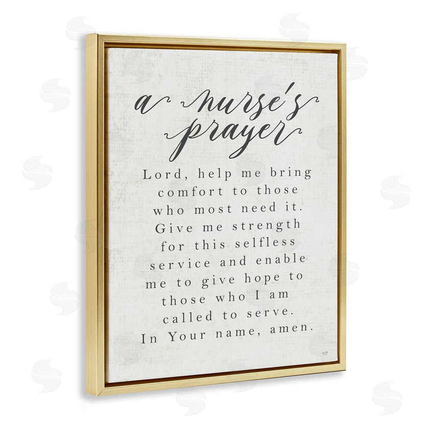 Lux + Me Designs | A Nurse's Prayer Inspirational Office Faith
