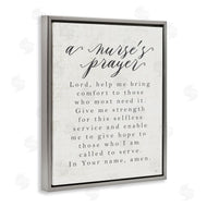 Lux + Me Designs | A Nurse's Prayer Inspirational Office Faith