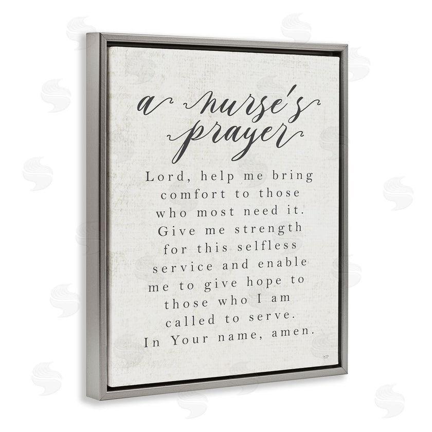 Lux + Me Designs | A Nurse's Prayer Inspirational Office Faith