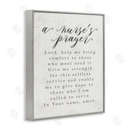 Lux + Me Designs | A Nurse's Prayer Inspirational Office Faith