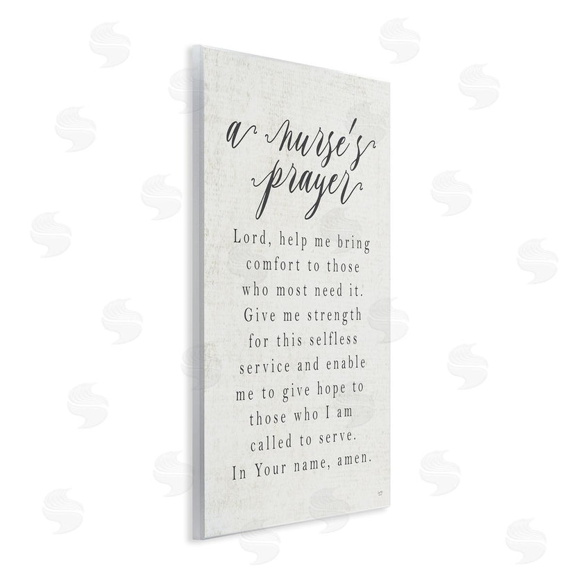 Lux + Me Designs | A Nurse's Prayer Inspirational Office Faith