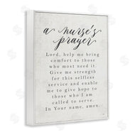 Lux + Me Designs | A Nurse's Prayer Inspirational Office Faith