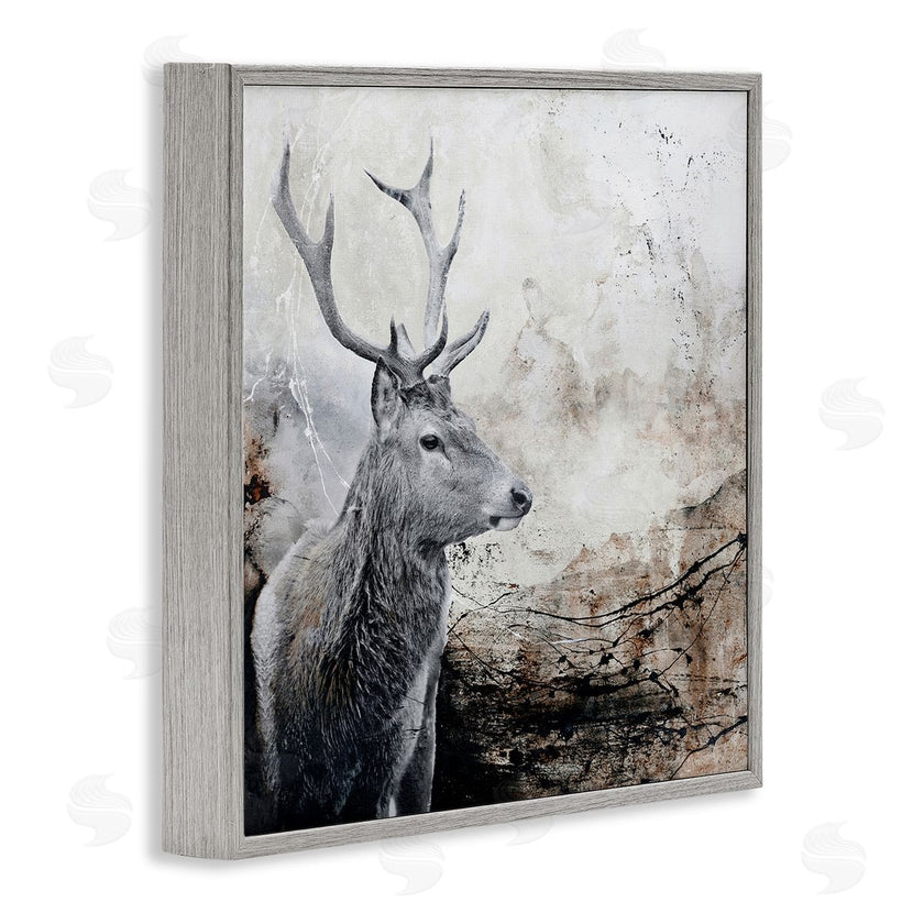 Design Fabrikken | Elk Antler Rustic Abstract Landscape