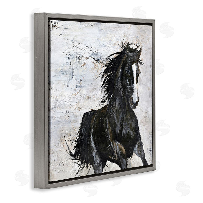 Design Fabrikken | Wild Black Horse Galloping
