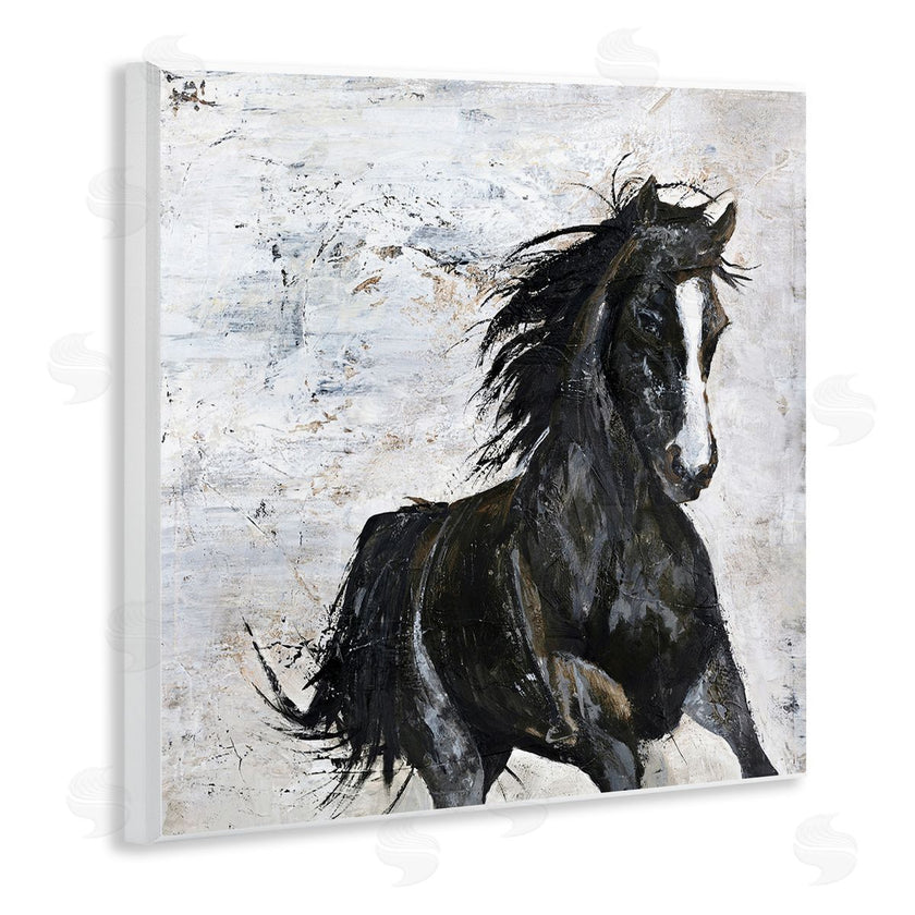 Design Fabrikken | Wild Black Horse Galloping