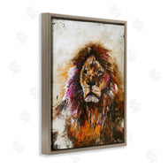 Design Fabrikken | Abstract Lion's Mane over Distressed Brown