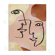 Ziwei Li | Mixed Faces Abstract Linework Portrait