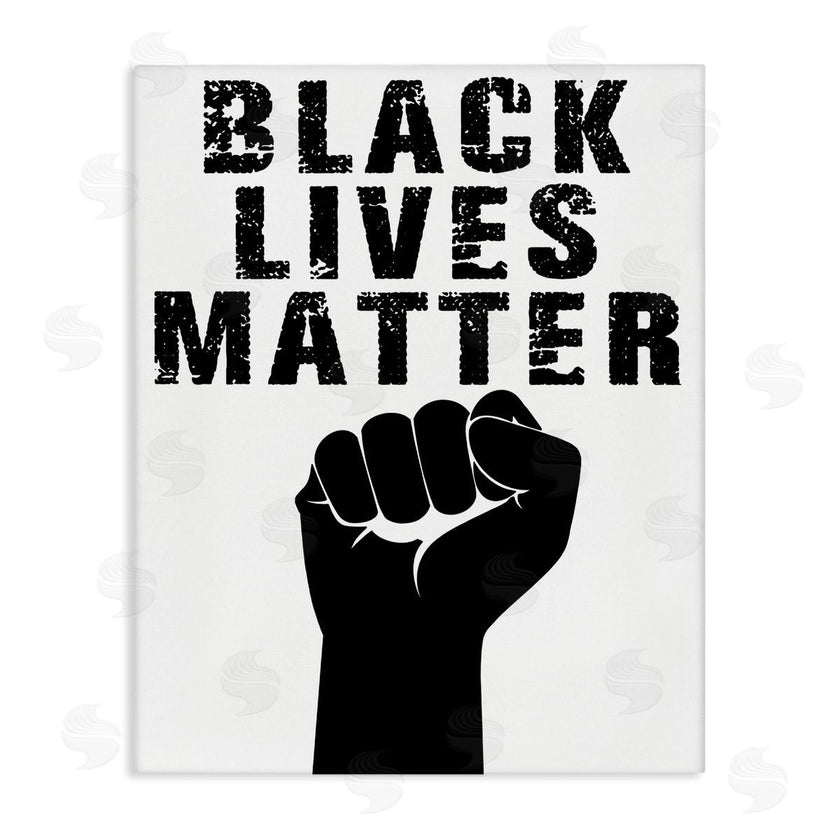 Marcus Prime | Black Lives Matter Typography Raised Fist