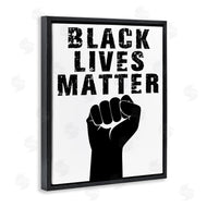 Marcus Prime | Black Lives Matter Typography Raised Fist