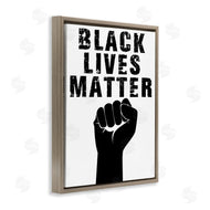 Marcus Prime | Black Lives Matter Typography Raised Fist