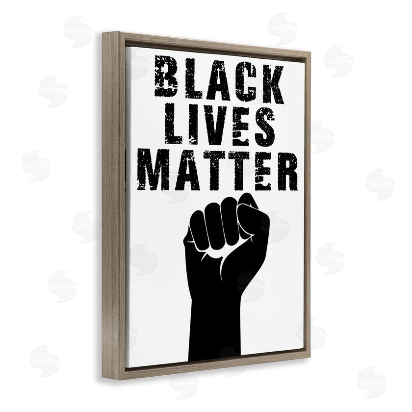 Marcus Prime | Black Lives Matter Typography Raised Fist