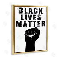 Marcus Prime | Black Lives Matter Typography Raised Fist