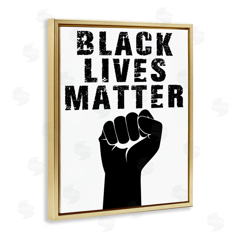 Marcus Prime | Black Lives Matter Typography Raised Fist