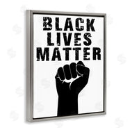 Marcus Prime | Black Lives Matter Typography Raised Fist