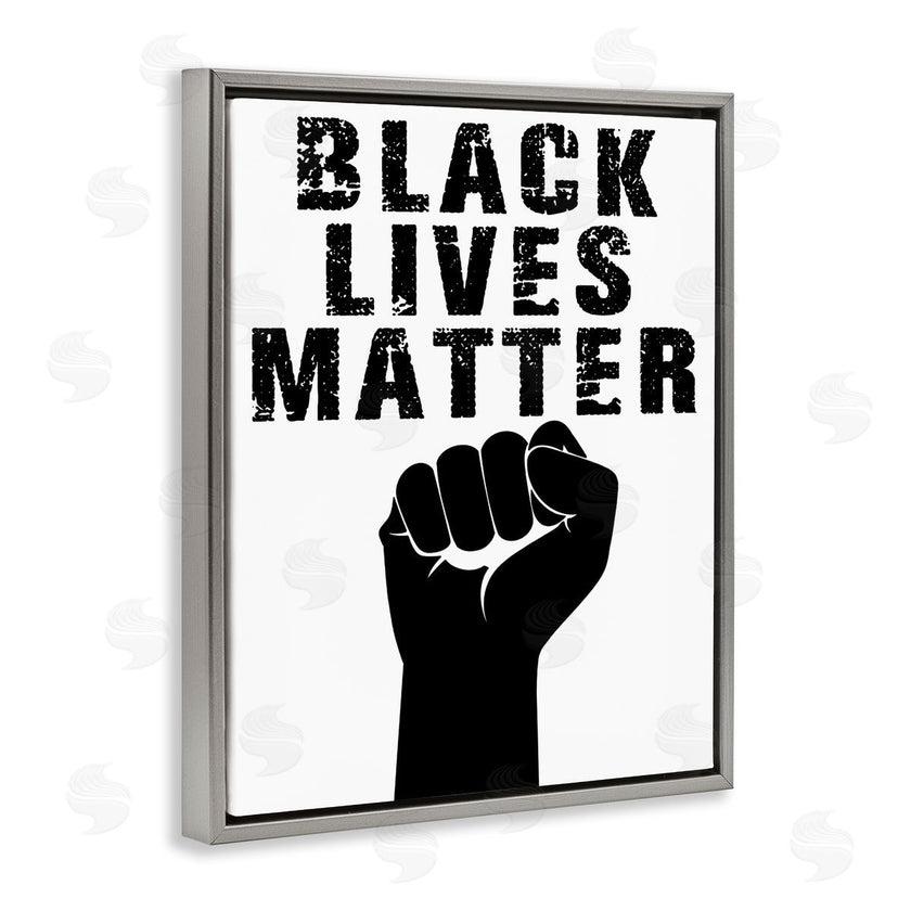 Marcus Prime | Black Lives Matter Typography Raised Fist