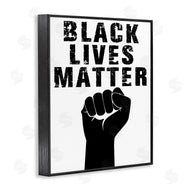 Marcus Prime | Black Lives Matter Typography Raised Fist