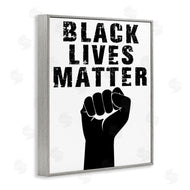 Marcus Prime | Black Lives Matter Typography Raised Fist