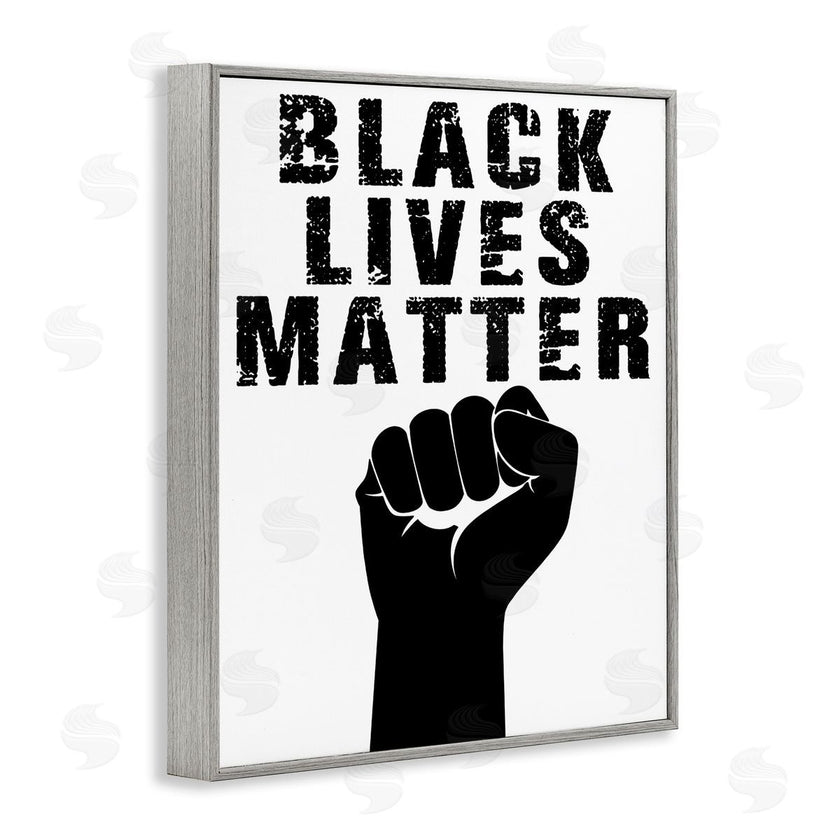Marcus Prime | Black Lives Matter Typography Raised Fist