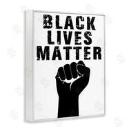 Marcus Prime | Black Lives Matter Typography Raised Fist
