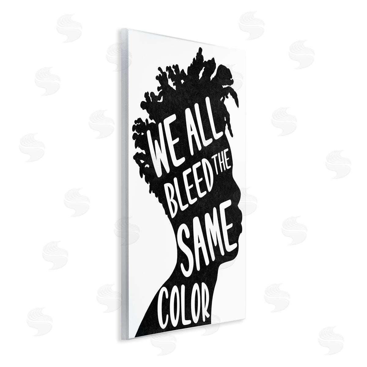 Marcus Prime Bleed Same Color Male Silhouette Portrait Wall Plaque Art