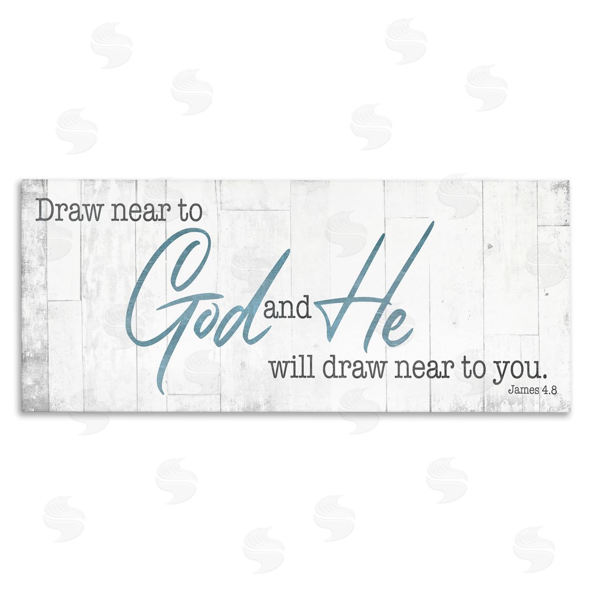 Near to God Charming Proverb Canvas Wall Art, Home Decor by Milli Villa
