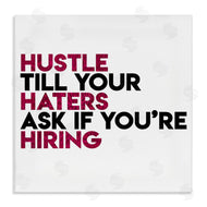 Milli Villa | Hustle Till Haters Hire Motivational Pink