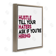 Milli Villa | Hustle Till Haters Hire Motivational Pink