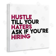 Milli Villa | Hustle Till Haters Hire Motivational Pink