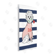 Stupell Studio | Romantic Bichon Puppy Pink Sweater