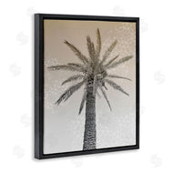Stupell Studio | Sepia Palm Tree Geometric Pattern