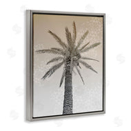 Stupell Studio | Sepia Palm Tree Geometric Pattern