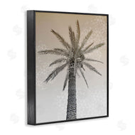 Stupell Studio | Sepia Palm Tree Geometric Pattern