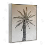 Stupell Studio | Sepia Palm Tree Geometric Pattern