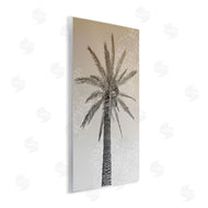 Stupell Studio | Sepia Palm Tree Geometric Pattern