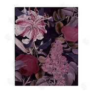 Stupell Studio | Vintage Purple Bohemian Floral Illustration