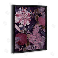 Stupell Studio | Vintage Purple Bohemian Floral Illustration