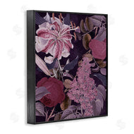 Stupell Studio | Vintage Purple Bohemian Floral Illustration