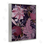 Stupell Studio | Vintage Purple Bohemian Floral Illustration