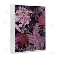 Stupell Studio | Vintage Purple Bohemian Floral Illustration