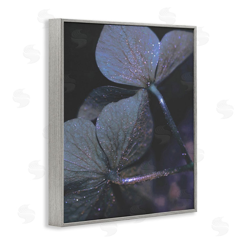 Stupell Studio | Dark Tone Glittered Clover Petals