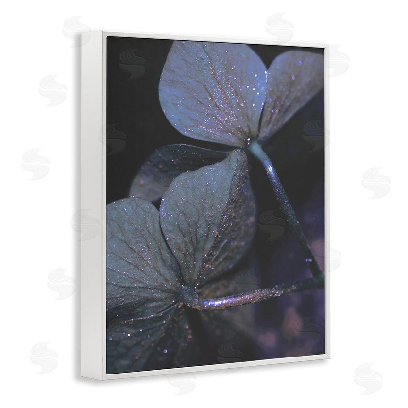 Stupell Studio | Dark Tone Glittered Clover Petals