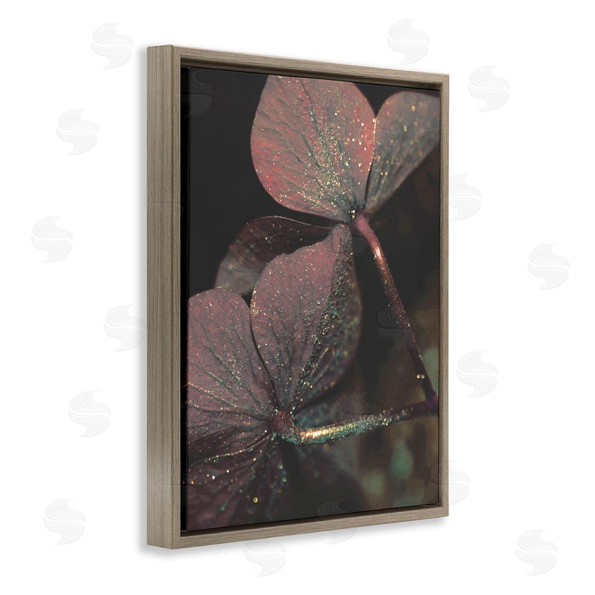 Stupell Studio | Red Sparkle Warm Tone Clover