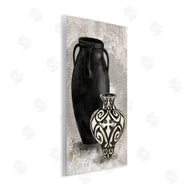 Stupell Studio | Ornate Ceramics over Grey Pattern