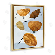 Stupell Studio | Abstract Tree Pattern Birds Geometric Shapes